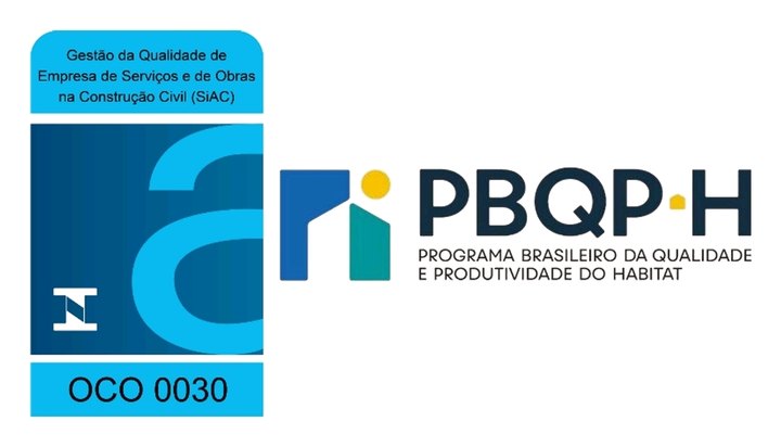 Selo PBQP-H — Gestão da Qualidade de Empresa de Serviços e de Obras na Construção Civil (SiAC), OCO 0030